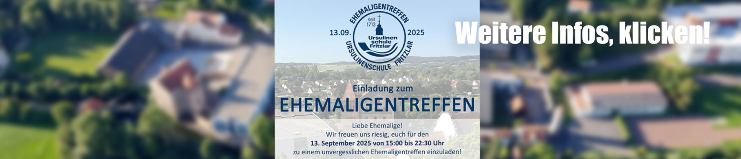 Einladung zum Ehemaligentreffen
